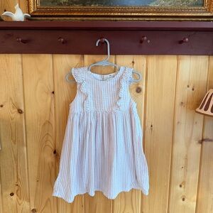 H&M Kids Casual Dress - White and Pink Stripes